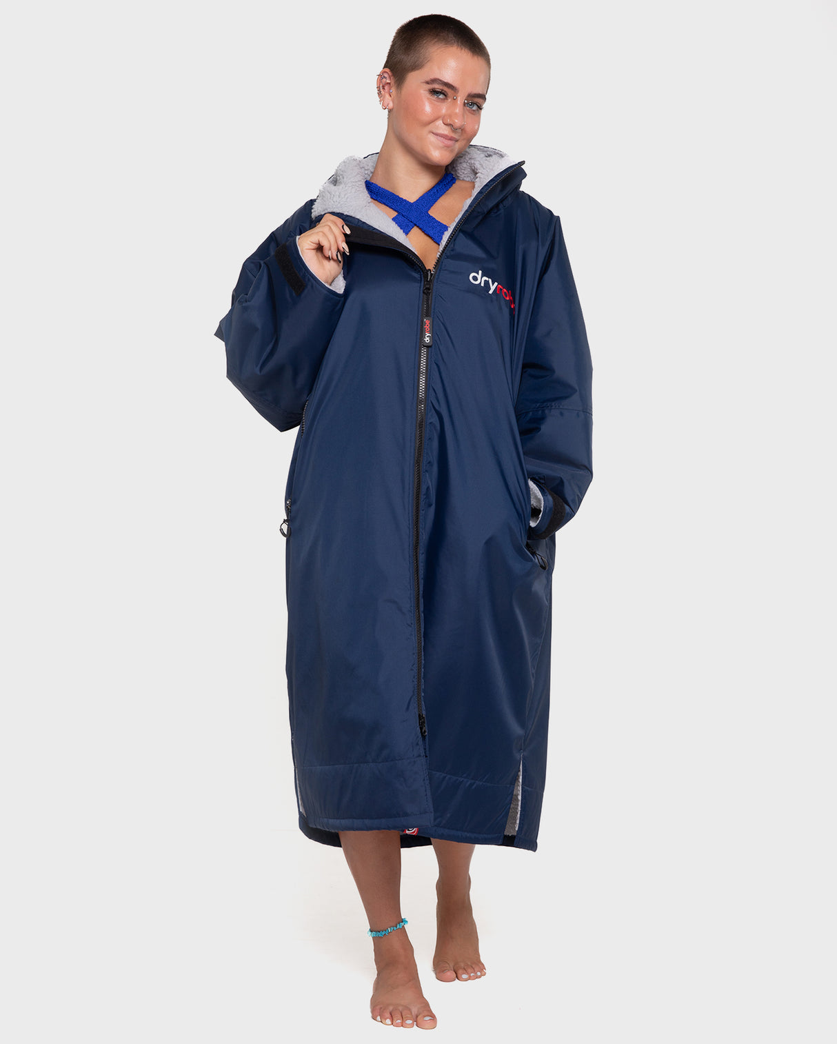 Dryrobe Advance - Navy/Grey | Long Sleeve