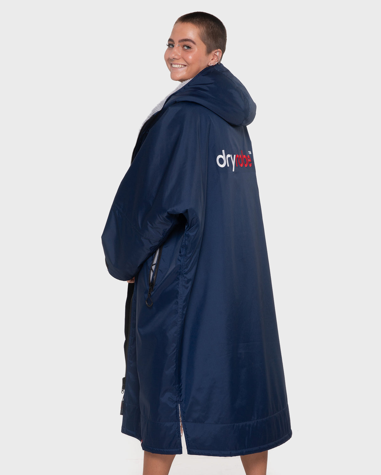 Dryrobe Advance - Navy/Grey | Long Sleeve