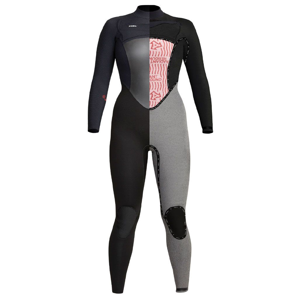 Xcel - Womens Infiniti 3/2mm Wetsuit | Black