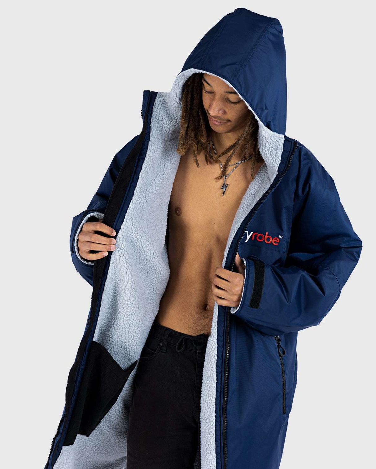 Dryrobe Advance - Navy/Grey | Long Sleeve