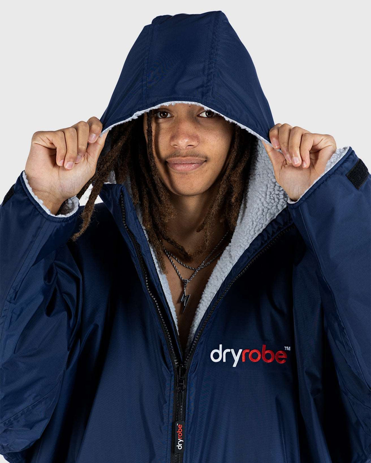 Dryrobe Advance - Navy/Grey | Long Sleeve