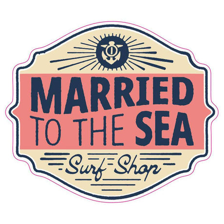 Married to the Sea - Shop Logo | Sticker