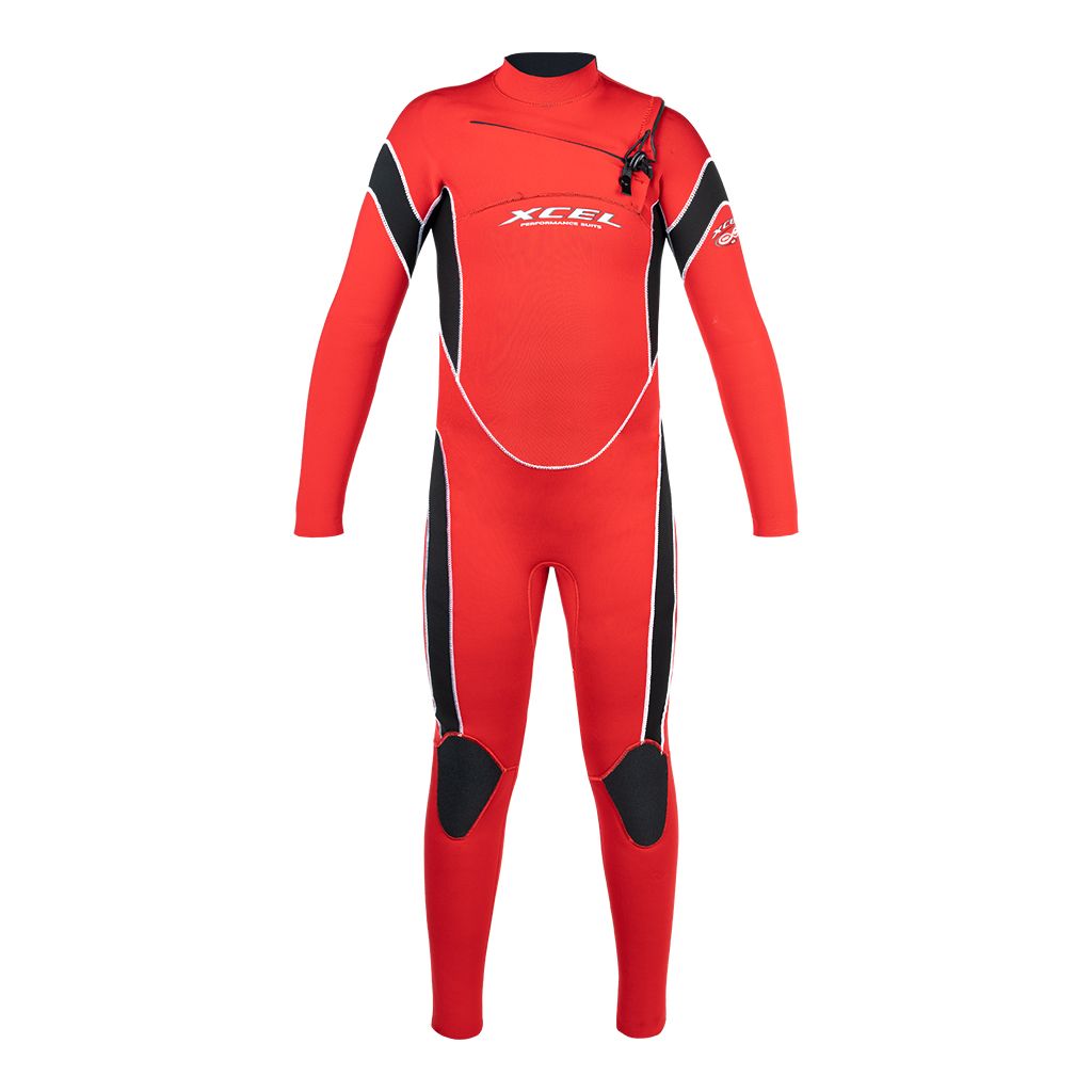 Xcel - Youth Infiniti Solution 3/2mm Wetsuit | Red/Black